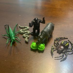 👗👗👗 Set of 5 small animals with small cabbage 👗👗👗